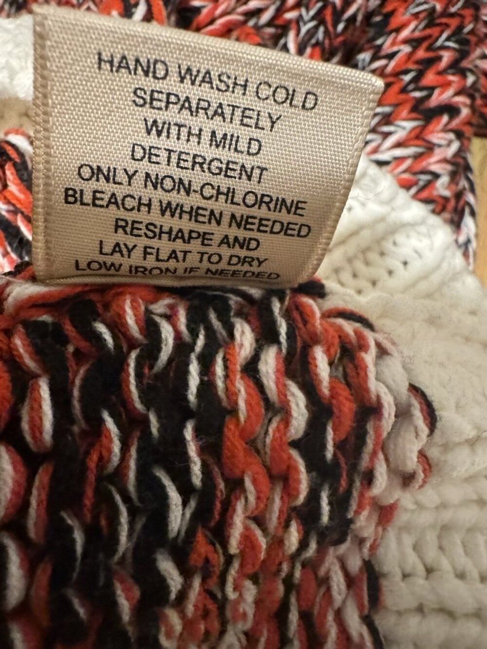 Philosophy Women Chunky Crochet Knit Mock Sweater Multicolor Size Large - Picture 5 of 5